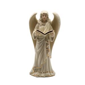 Lenox Angelic Visions Rejoice Angel Figurine 8" Rare 822384 Original Sticker